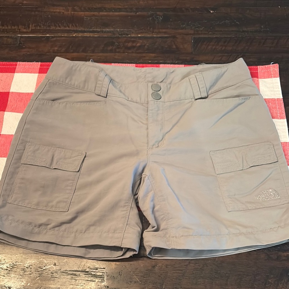 The North Face Gray Cargo Shorts for Outdoor Adventures